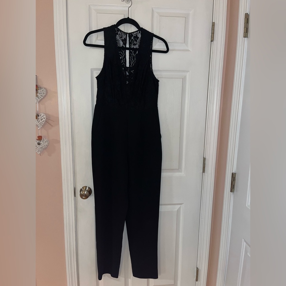 BCBGeneration Black Jumpsuit - Size 6 - Picture 3 of 7
